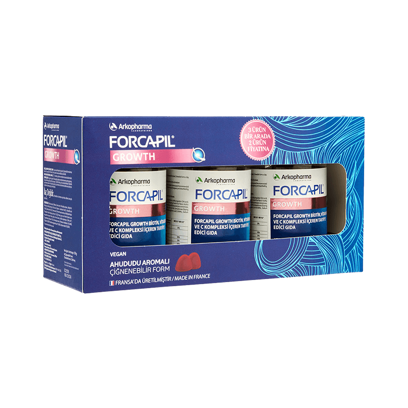 Forcapil® Growth - 60 Gummies X 3 Kutu